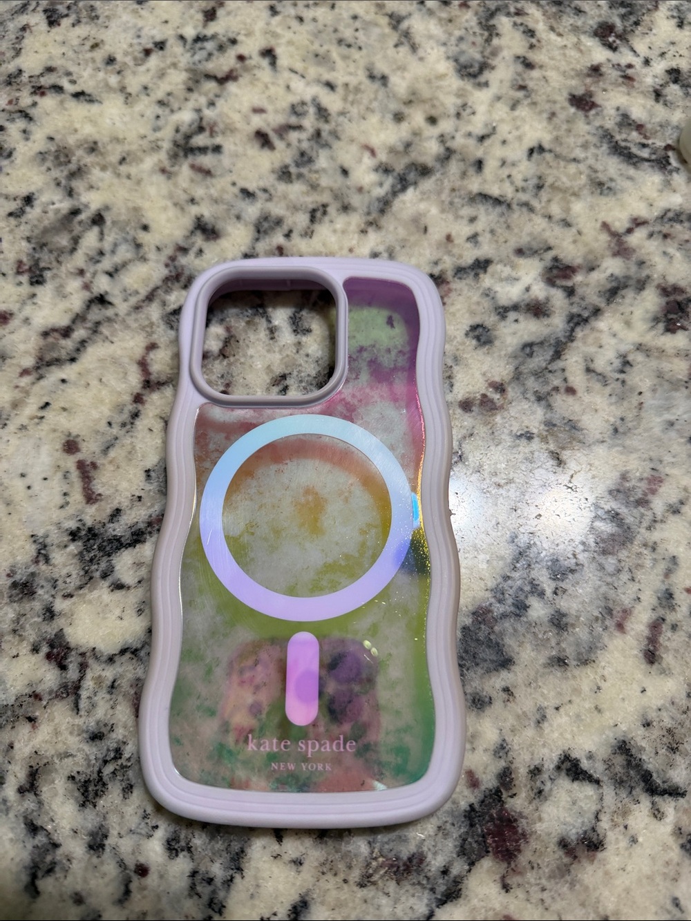 kate spade Lavender Holographic MagSafe iPhone Case